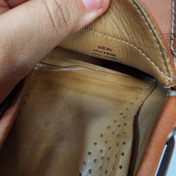 J. Crew Mens 9.5 Camden Crepe-Sole Slip-ons Pebbled Leather Loafers - Picture 8 of 9